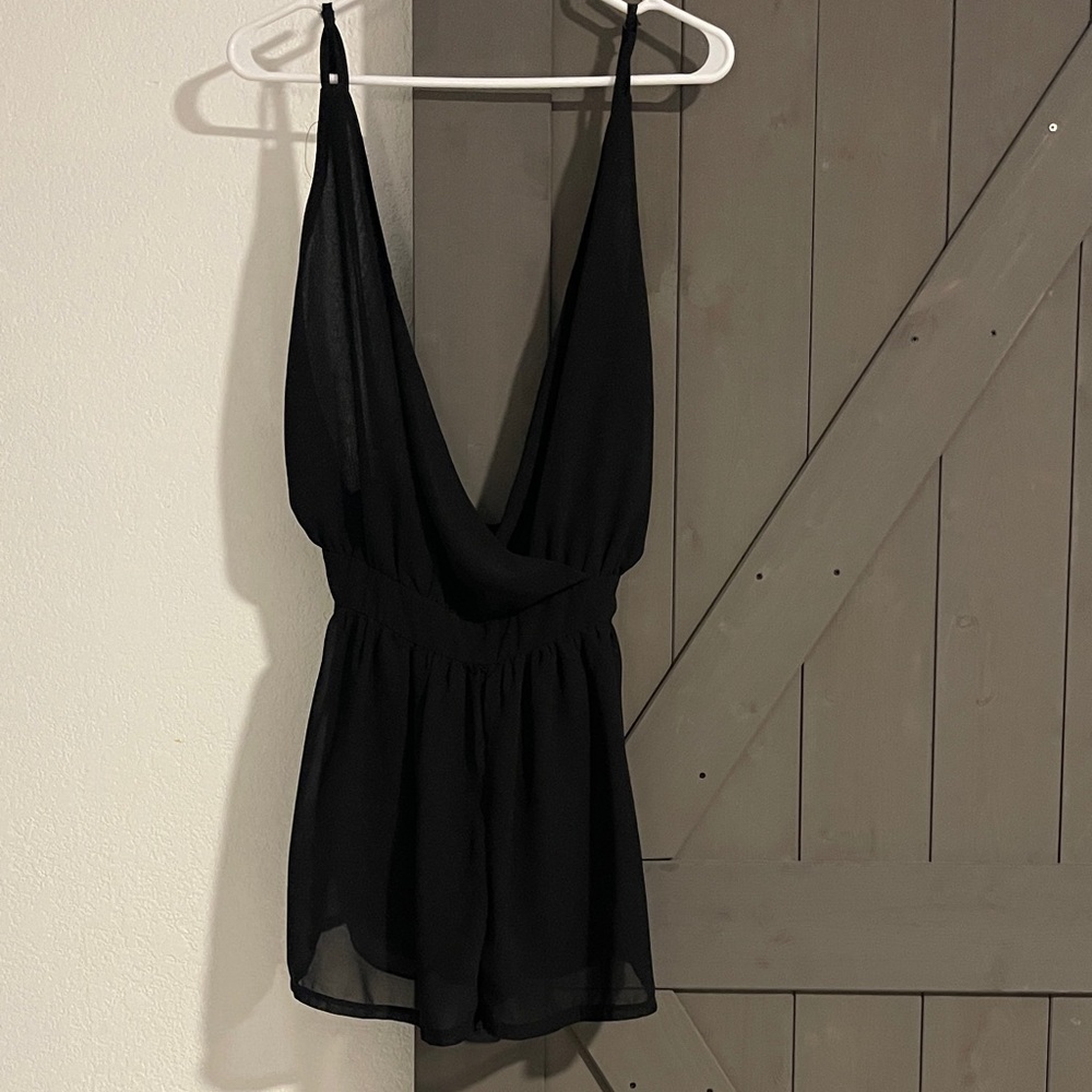 Elegant Black Mini Dress
